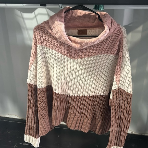 POL Sweaters - Pol color block sweater